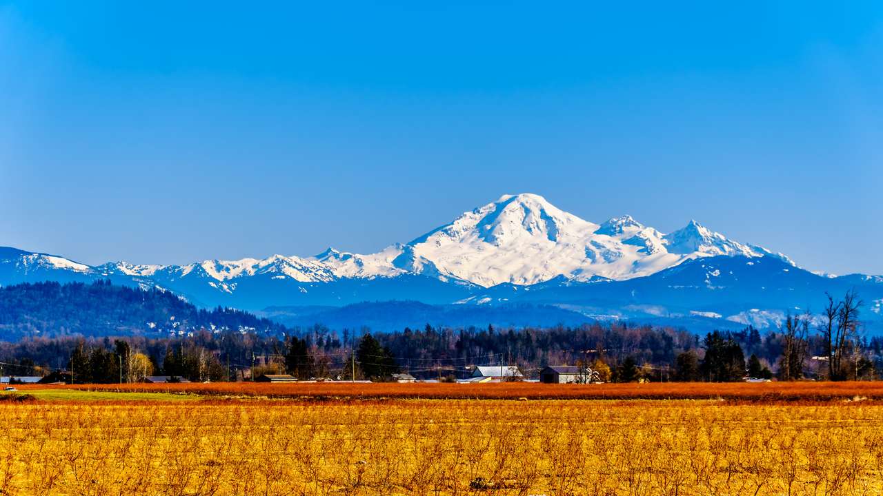 Mount Baker, un vulcano dormiente nello stato di Washington puzzle
