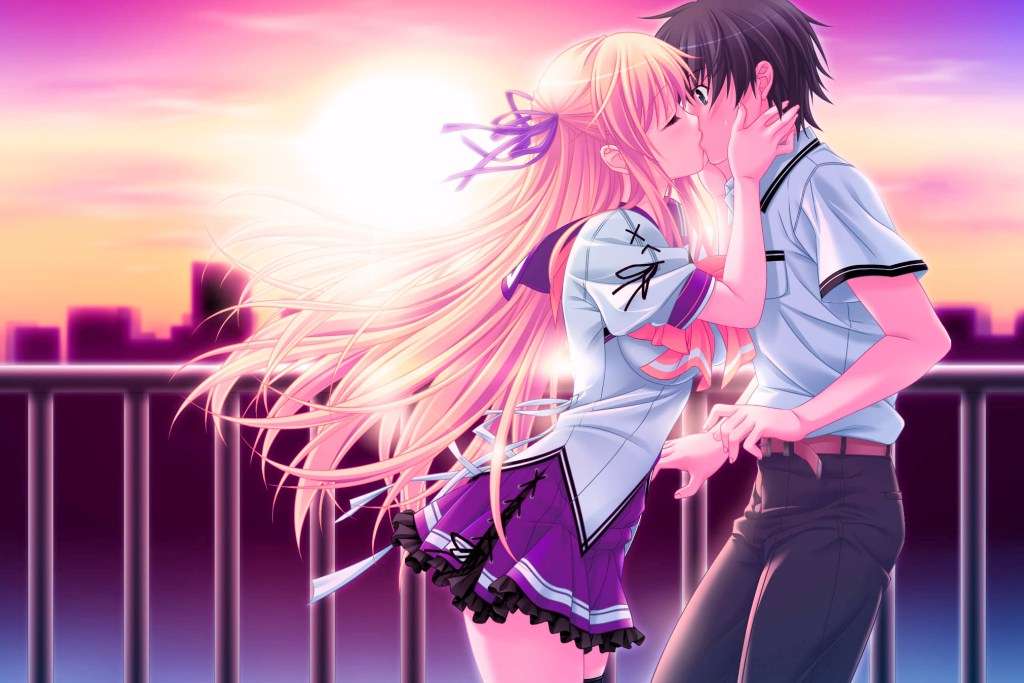Kärlek i anime filmer pussel