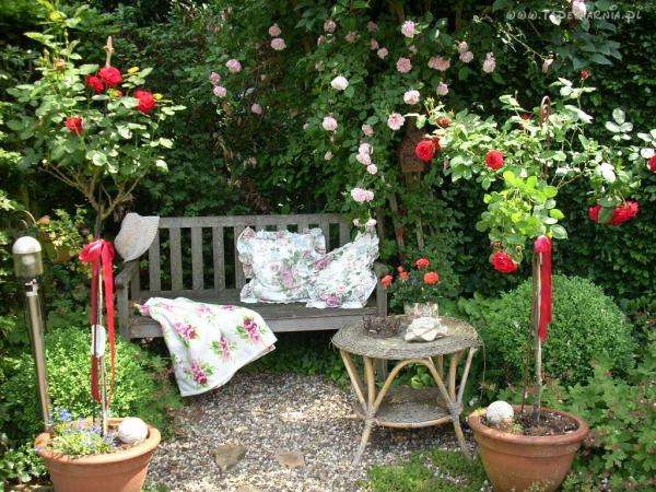 Różany ogród puzzle online