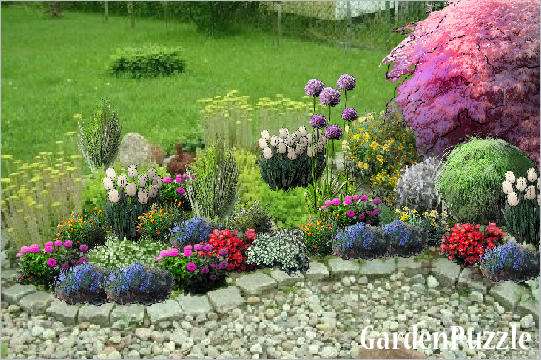 Kwiaty i krzewy puzzle online