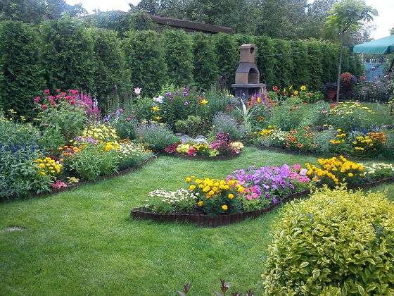 Piękny ogród puzzle online