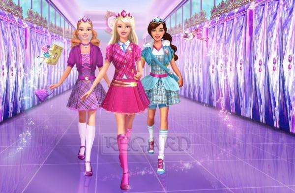 Barbie i Akademia Księżniczek puzzle online