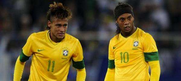 Neymar i Ronaldinho puzzle online