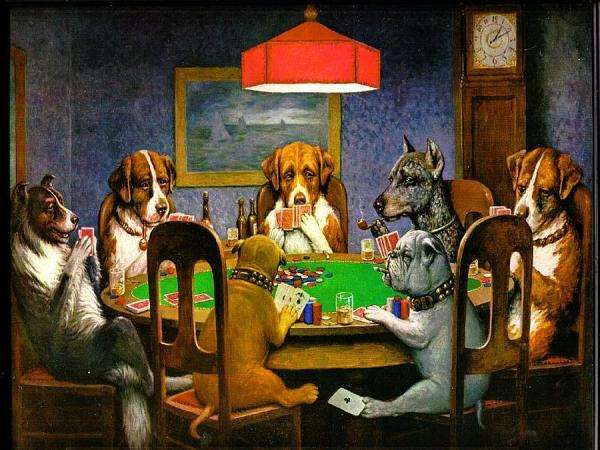 psy grające w pokera puzzle online