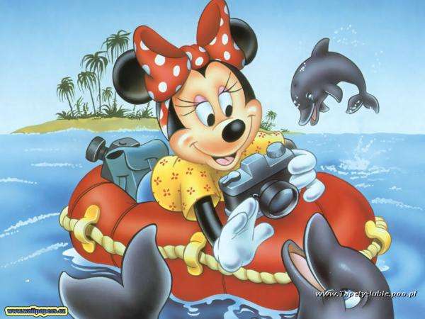 myszka mini z delfinem puzzle online