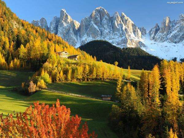 Jesień w górach szwajcarskich puzzle online