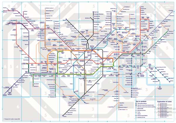 London Underground Map puzzle online