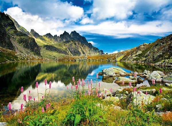Słowacja - Jezioro w Tatrach puzzle online
