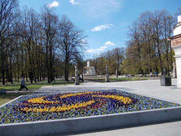 Warszawa piękny park puzzle online
