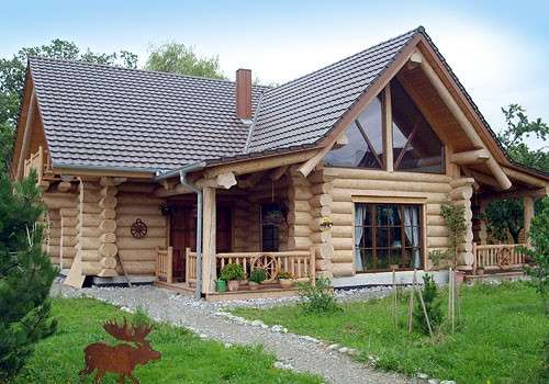 дървена къща пъзел