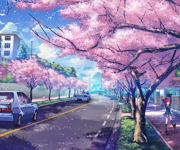 Sakura Street puzzle online