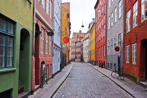 uliczka Kopenhagi puzzle online