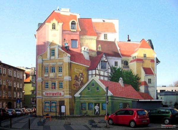 Mural w Poznaniu puzzle online