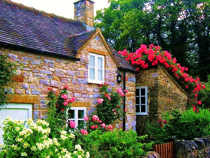 Dom i ogród w stylu angielskim puzzle online