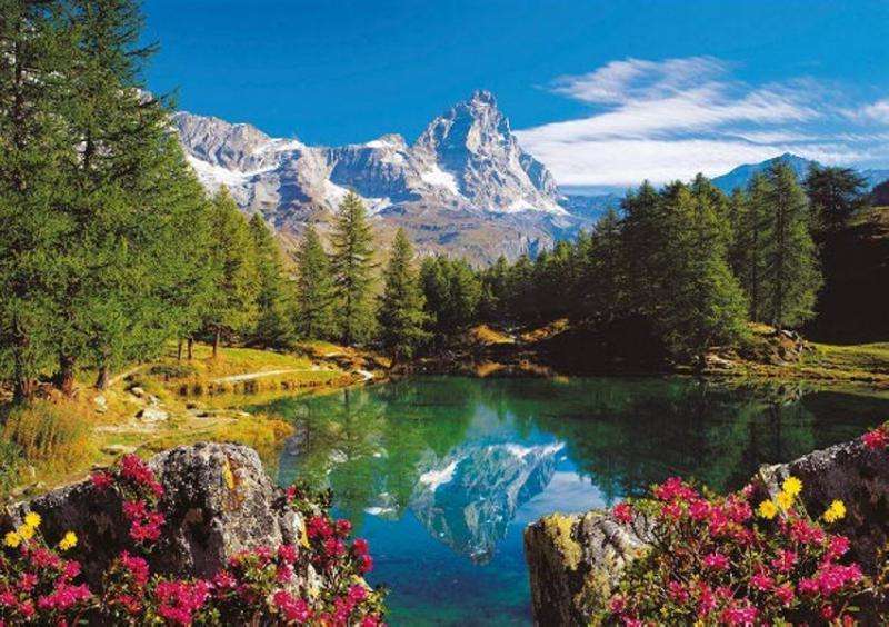piekny krajobraz gorski puzzle online