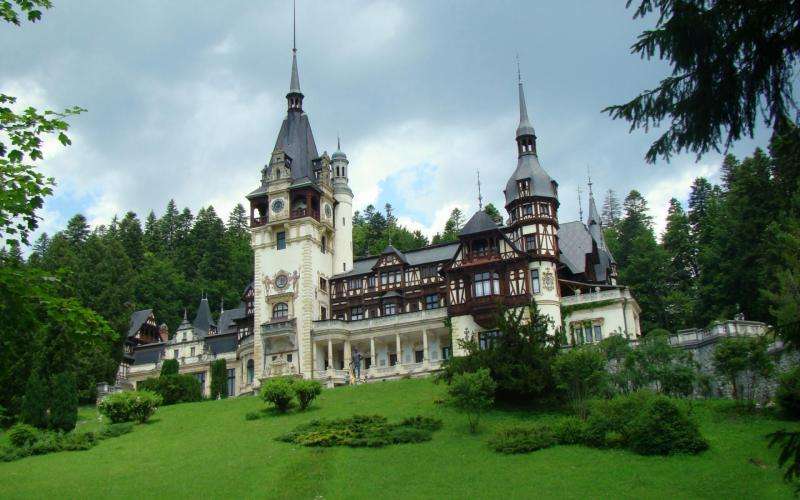 Rumunia , zamek Drakuli puzzle online