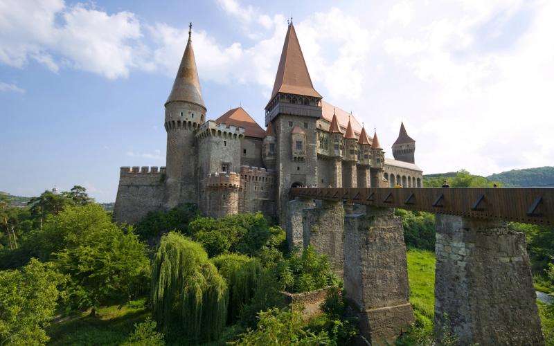 zamek , Transylwania , Rumunia puzzle online