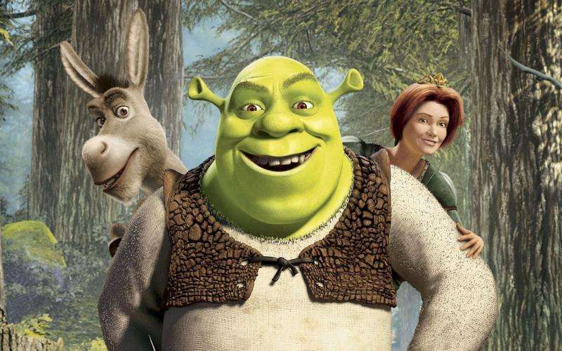 Shrek And Fiona With The Donke Play Jigsaw Puzzle For Free At
