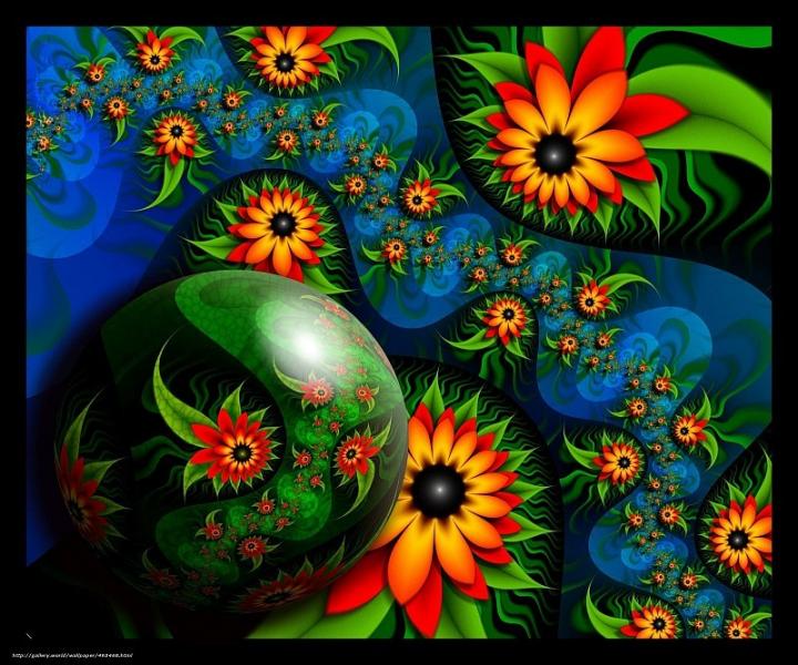 Kolory,kwiaty,mozaika puzzle online
