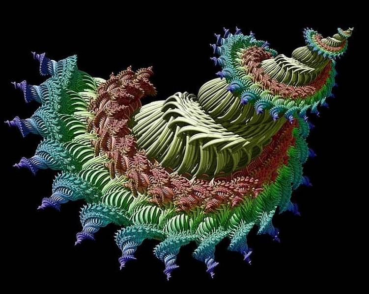 spirale w spirali kolorowe puzzle online