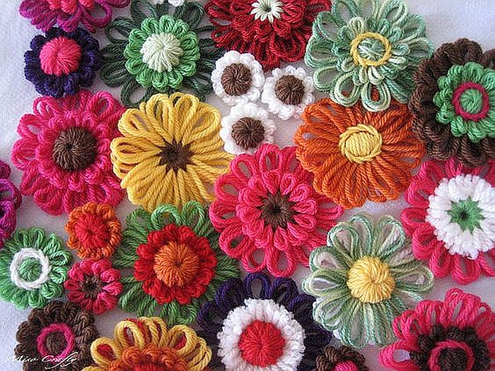 kreatywny recykling-kwiatki puzzle online