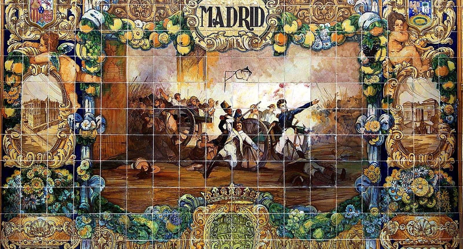 Hiszpański mural puzzle online