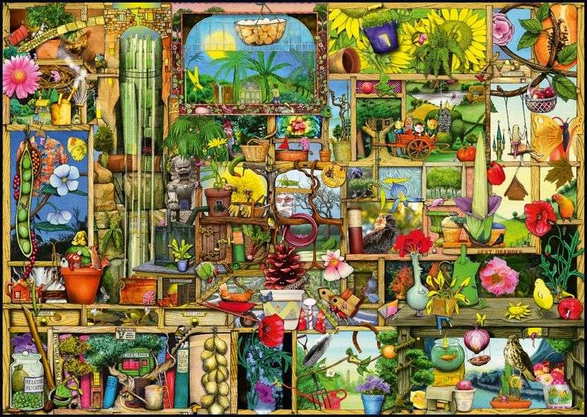 Układanka akcesoria ogrodnicze puzzle online