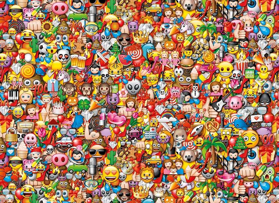 Puzzle dla puzzlomaniaków - puzzle z emoji Frowney puzzle online