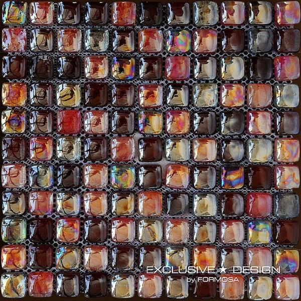 Mozaika z kolorowych kafli puzzle online