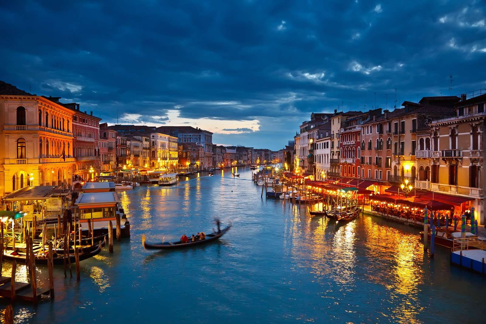 Wenecja nocą - Włochy puzzle online