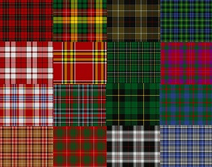 Wzory szkockiego tartanu puzzle online