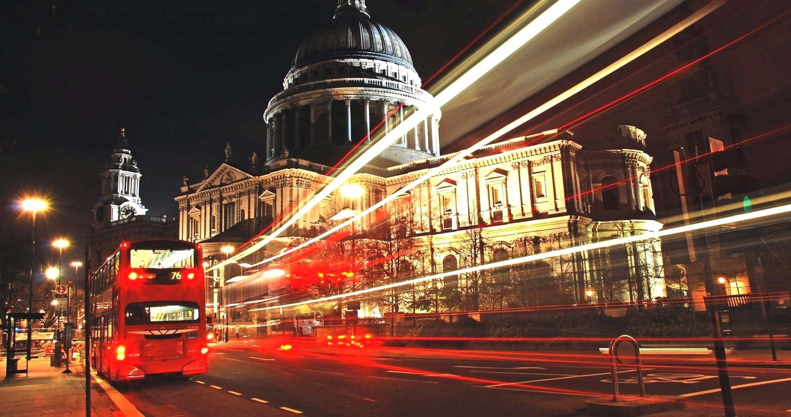 Londyn nocą puzzle online
