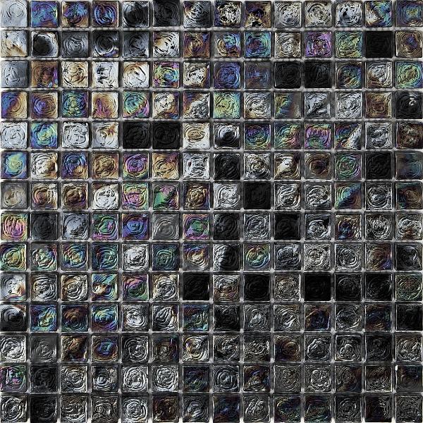 Czarna szklana mozaika puzzle online