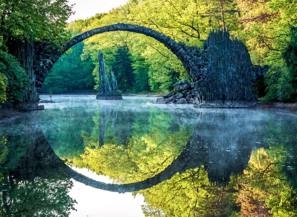 Księżycowy most w Niemczech puzzle online