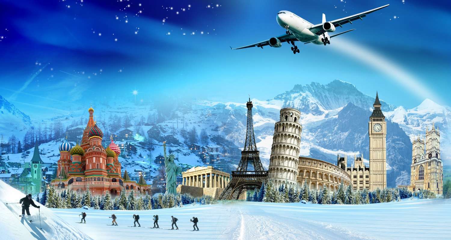 Samolotem dookoła świata puzzle online