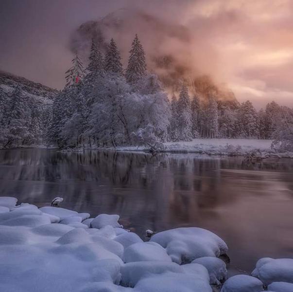 vacker vinterutsikt pussel