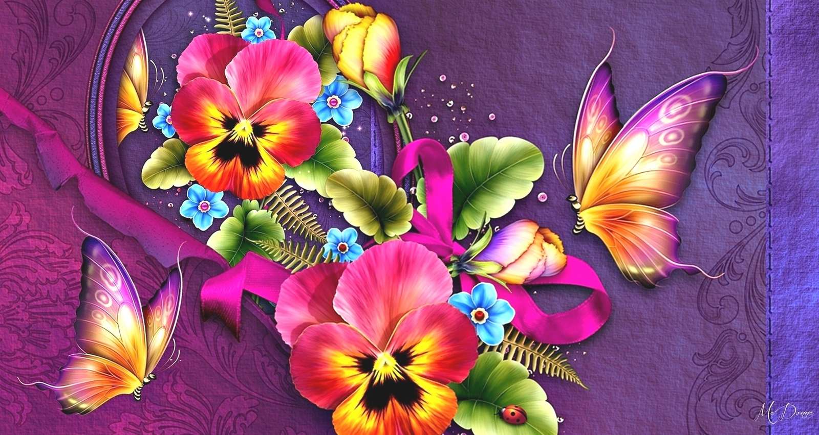 colorful flowers puzzle