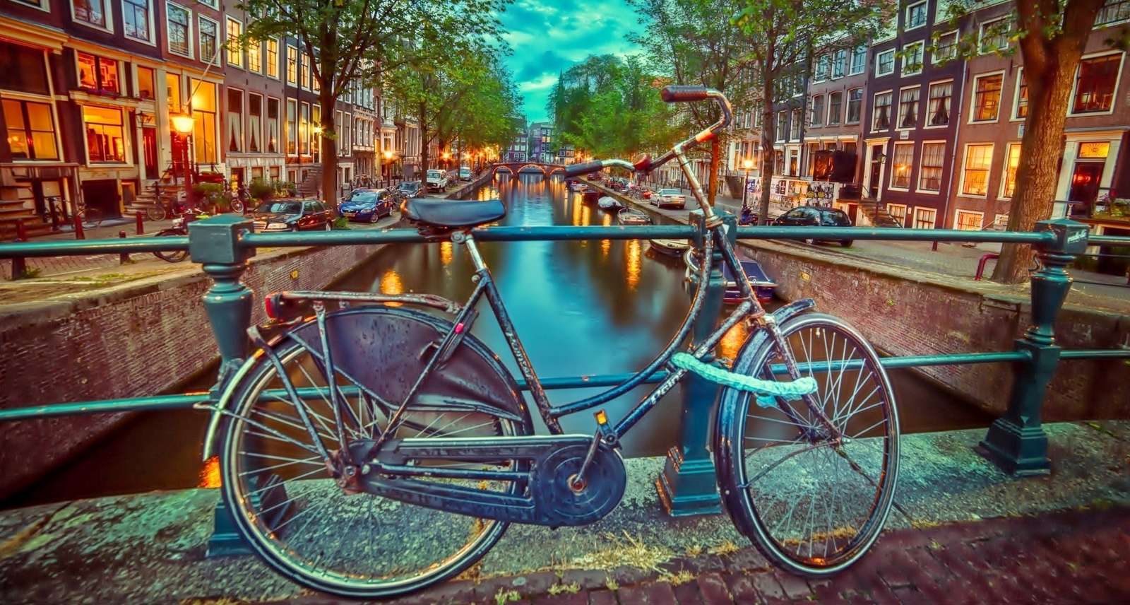 Amsterdam - Rowery puzzle online