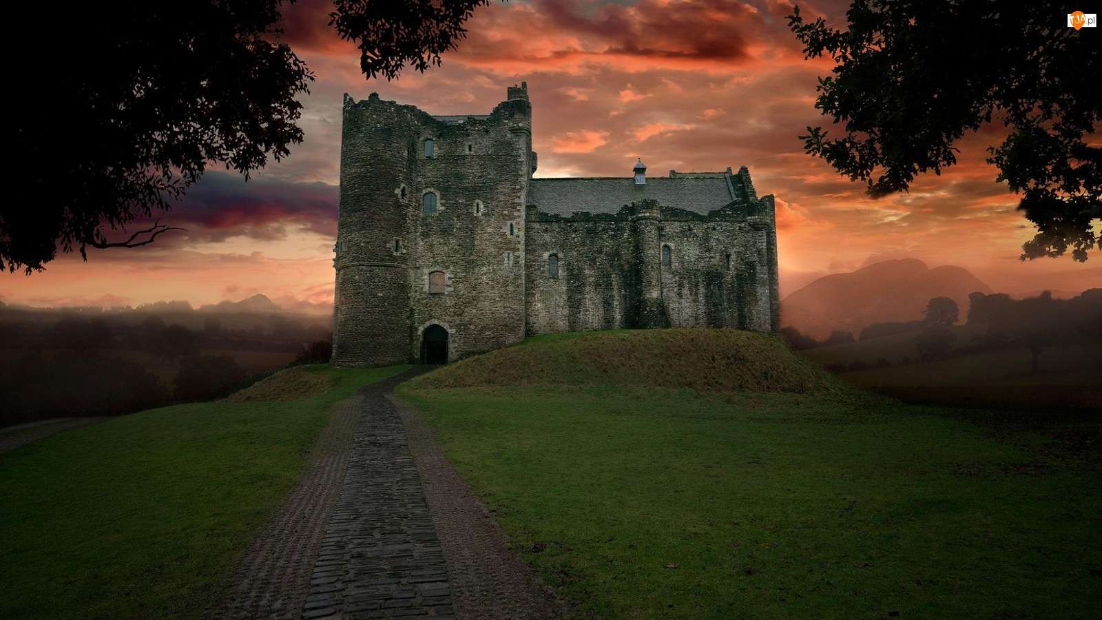 zamek w Szkocji puzzle online