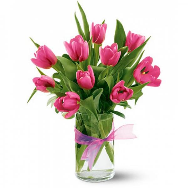 tulipany bukiet róż puzzle online