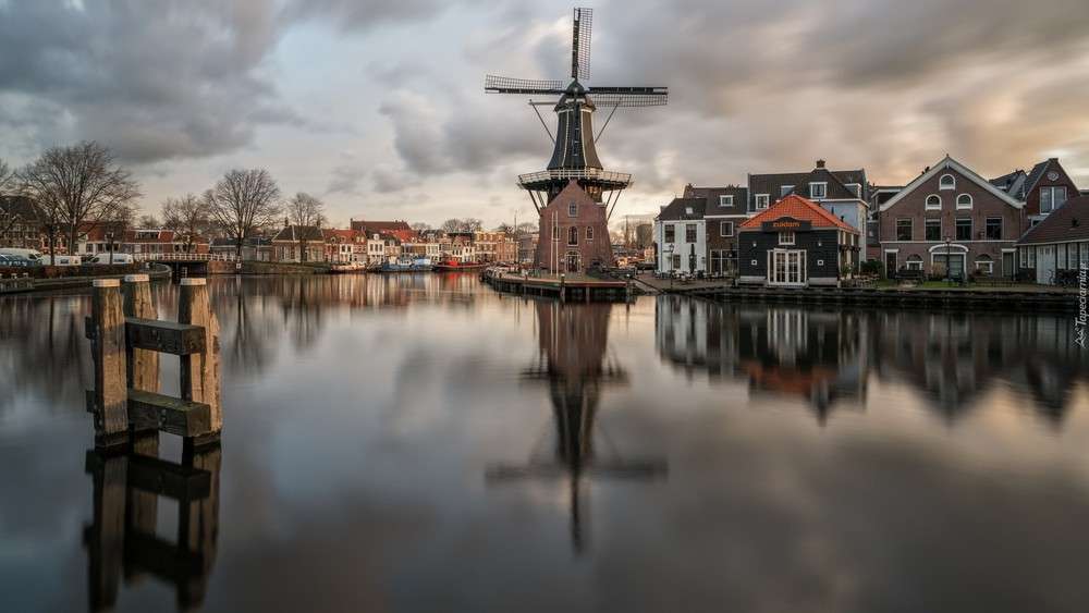 krajobraz holenderski puzzle online