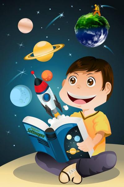 dziecko w kosmosie puzzle online