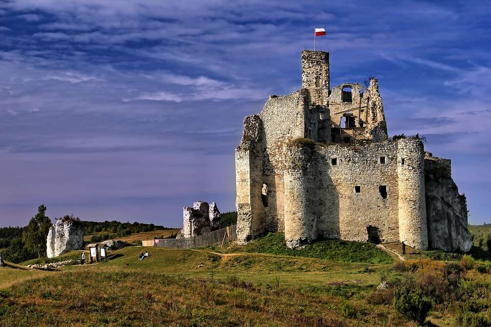 Zamek w Mirowie. puzzle online