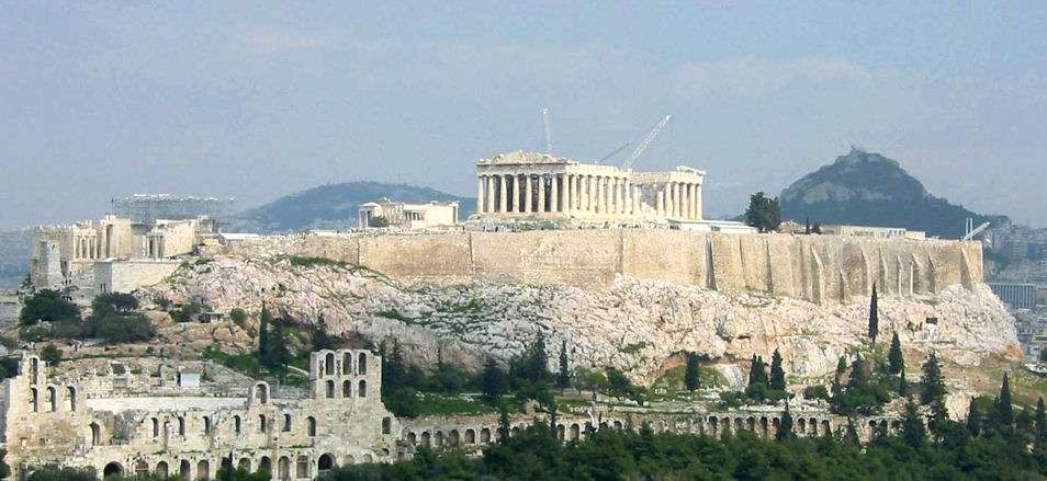 Pohled Acropolis skládačka