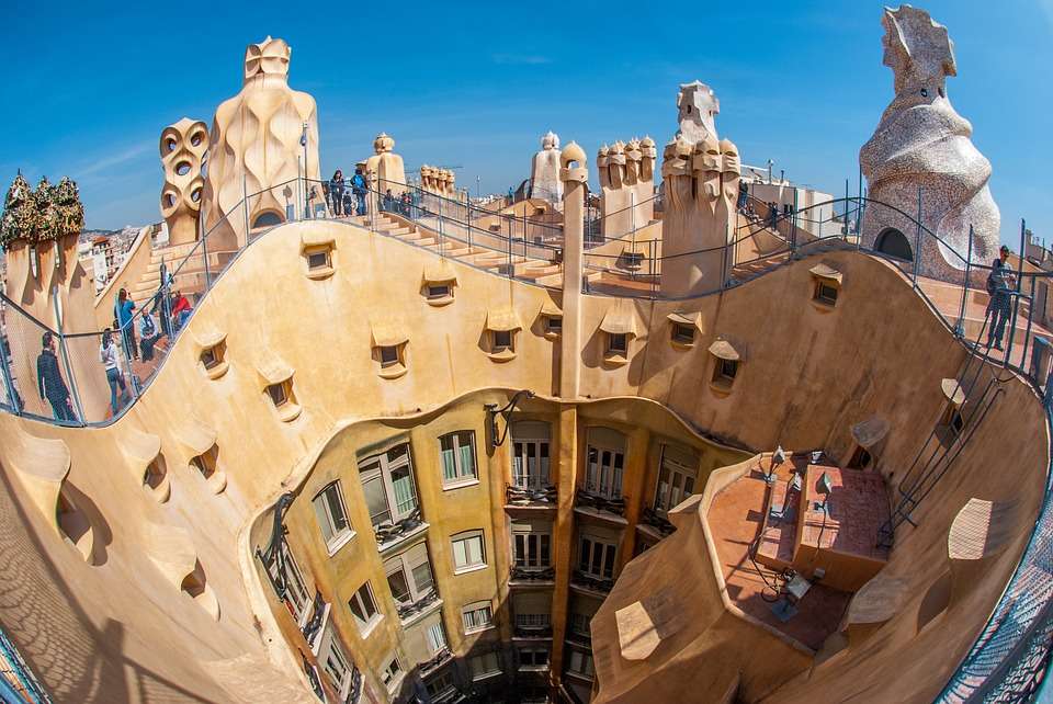 Architektura Gaudiego. puzzle online
