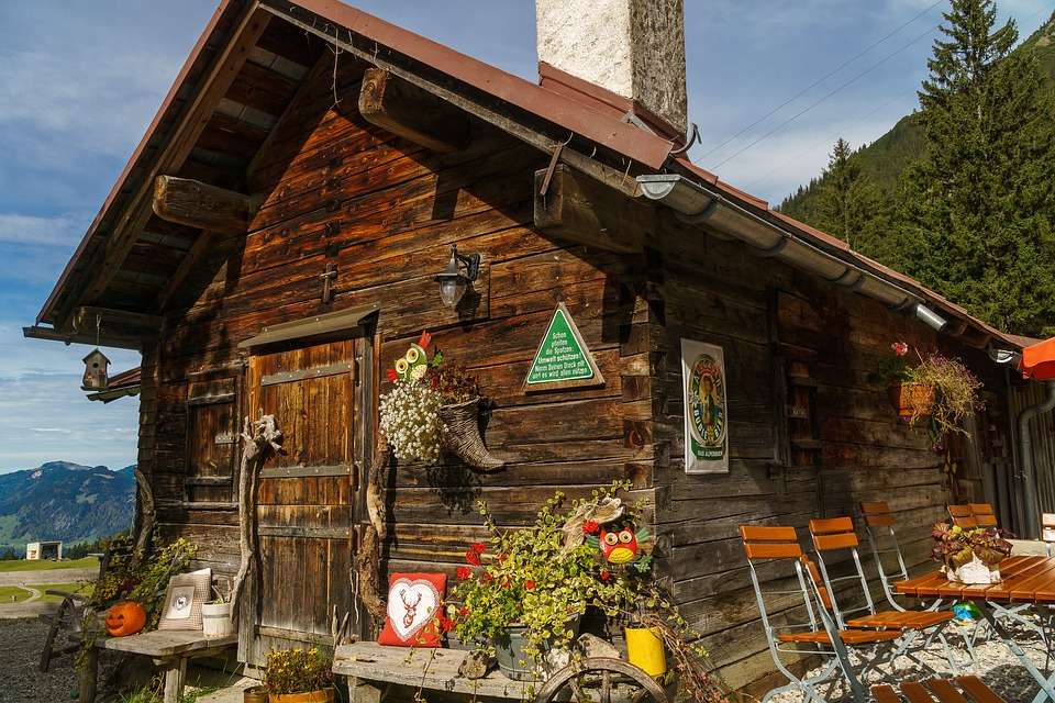 Letni domek w Obersdorf. puzzle online