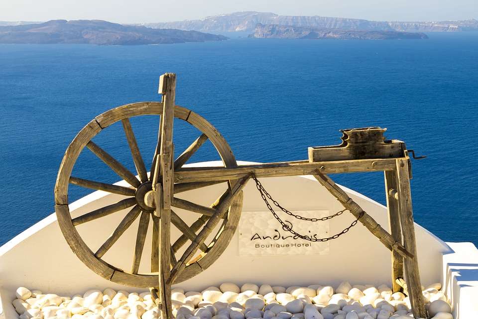 Santorini. Grecja. puzzle online