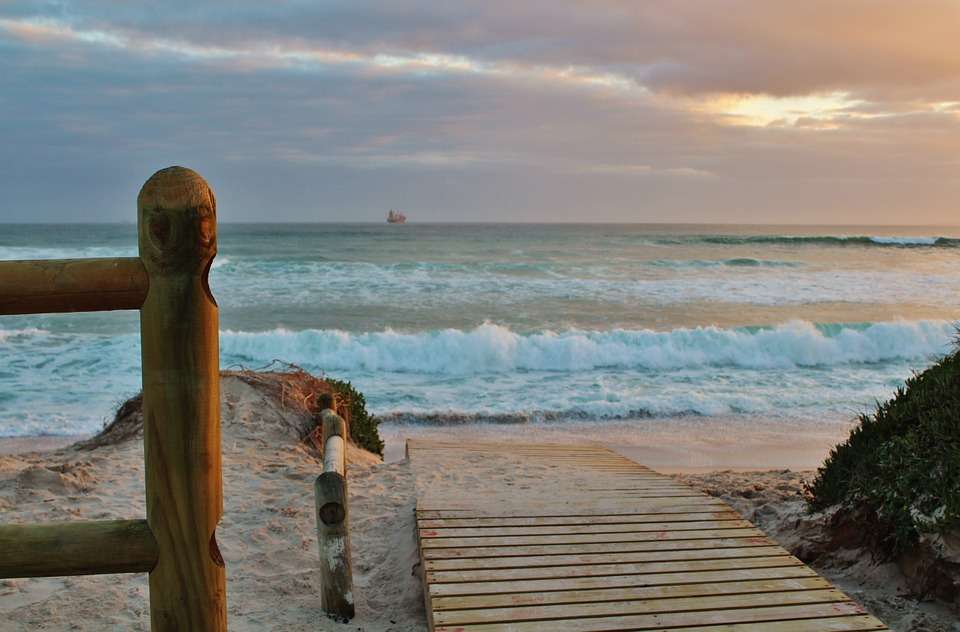 Plaża w Kapsztadzie. puzzle online
