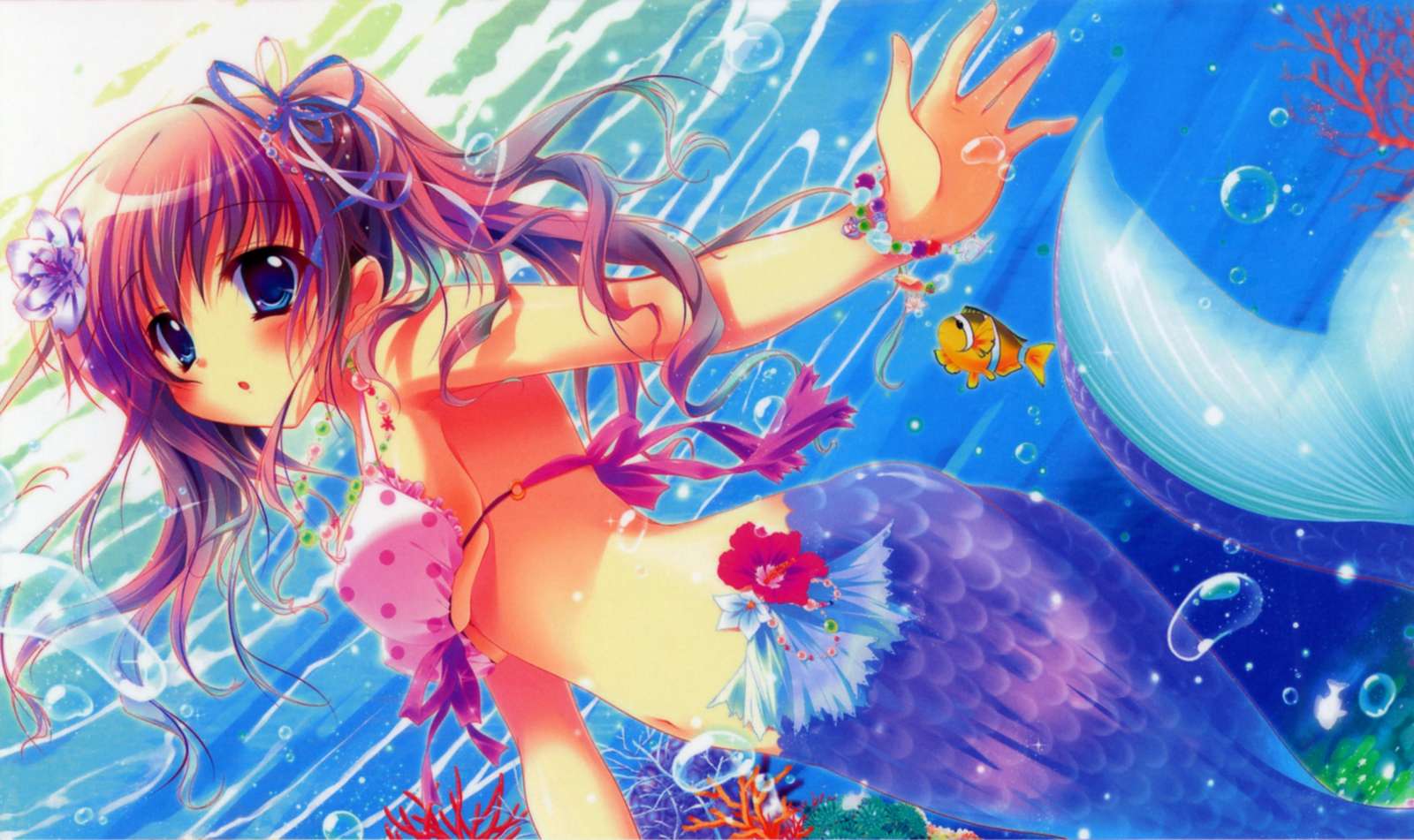 Anime Mermaid puzzle online