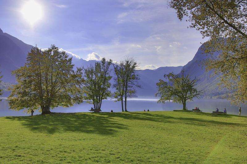 Jezioro w Słowenii. puzzle online